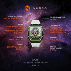 Nubeo Maven Automatic Limited Edition Men's Watch - NB-6077-06