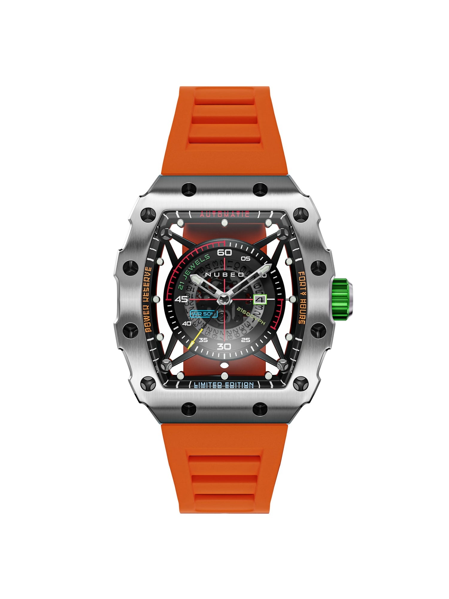 Nubeo Huygens Automatic Limited Edition 21 Jewels Men's Watch -  NB-6080-01