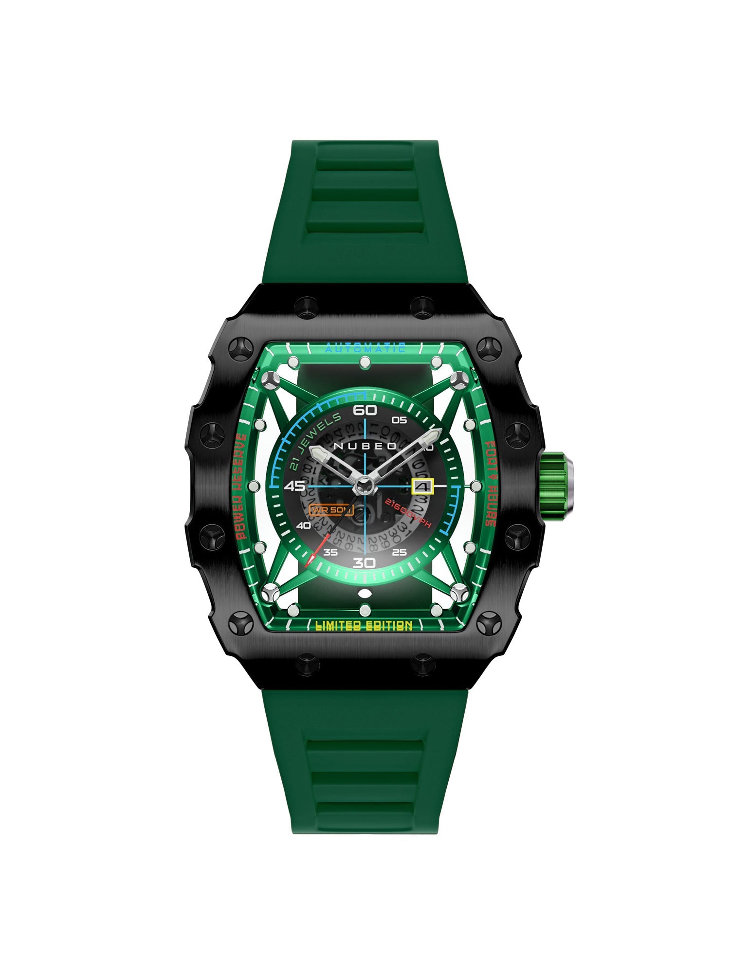 Nubeo Huygens Automatic Limited Edition 21 Jewels Men's Watch -  NB-6080-03