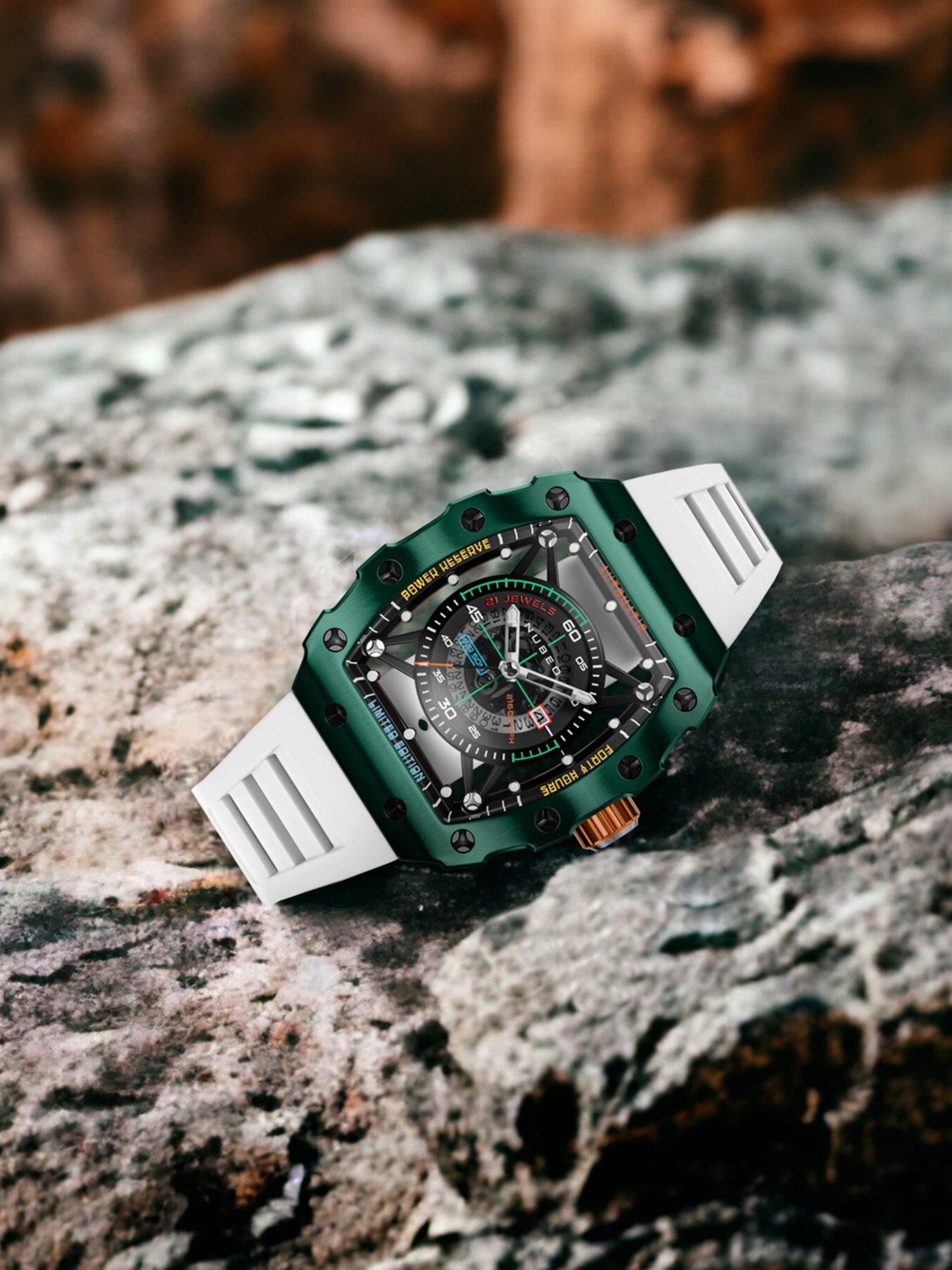 Nubeo Huygens Automatic Limited Edition 21 Jewels Men's Watch -  NB-6080-05