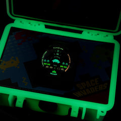 Nubeo Quasar Automatic Space Invaders Limited Edition 24 Jewels Men's Watch -  NB-6082-SI-44