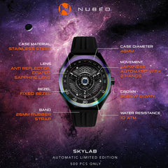 Nubeo Skylab Automatic Limited Edition 24 Jewels Men's Watch -  NB-6083-04