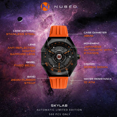 Nubeo Skylab Automatic Limited Edition 24 Jewels Men's Watch -  NB-6083-06