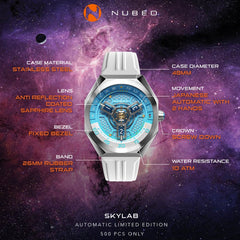Nubeo Skylab Automatic Limited Edition 24 Jewels Men's Watch -  NB-6083-07