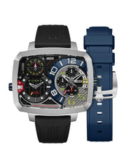 Nubeo Odyssey Triple Time Zone Chronograph Limited Edition Men's Watch -  NB-6084-01