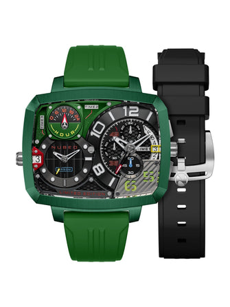 Nubeo Odyssey Triple Time Zone Chronograph Limited Edition Men's Watch -  NB-6084-03