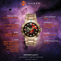 Nubeo Opportunity Automatic Limited Edition 24 Jewels Men's Watch -  NB-6086-55
