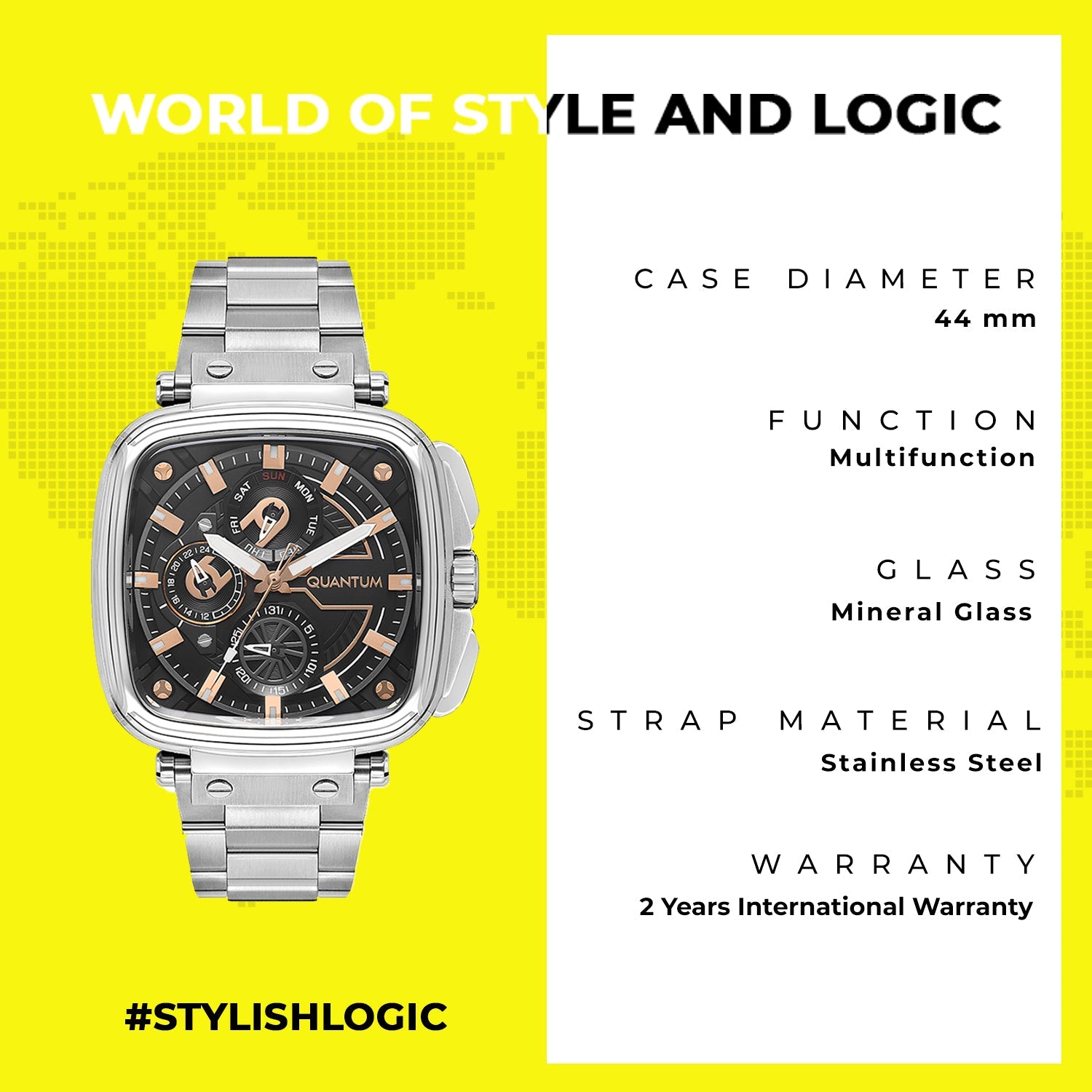 Quantum Powertech Multifunction Men's Watch -  PWG1092.350