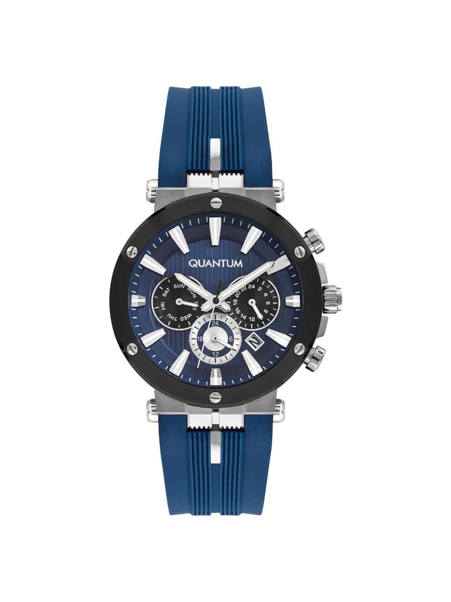 Quantum Powertech Multifunction Dual Time Men's Watch - PWG967.399_A