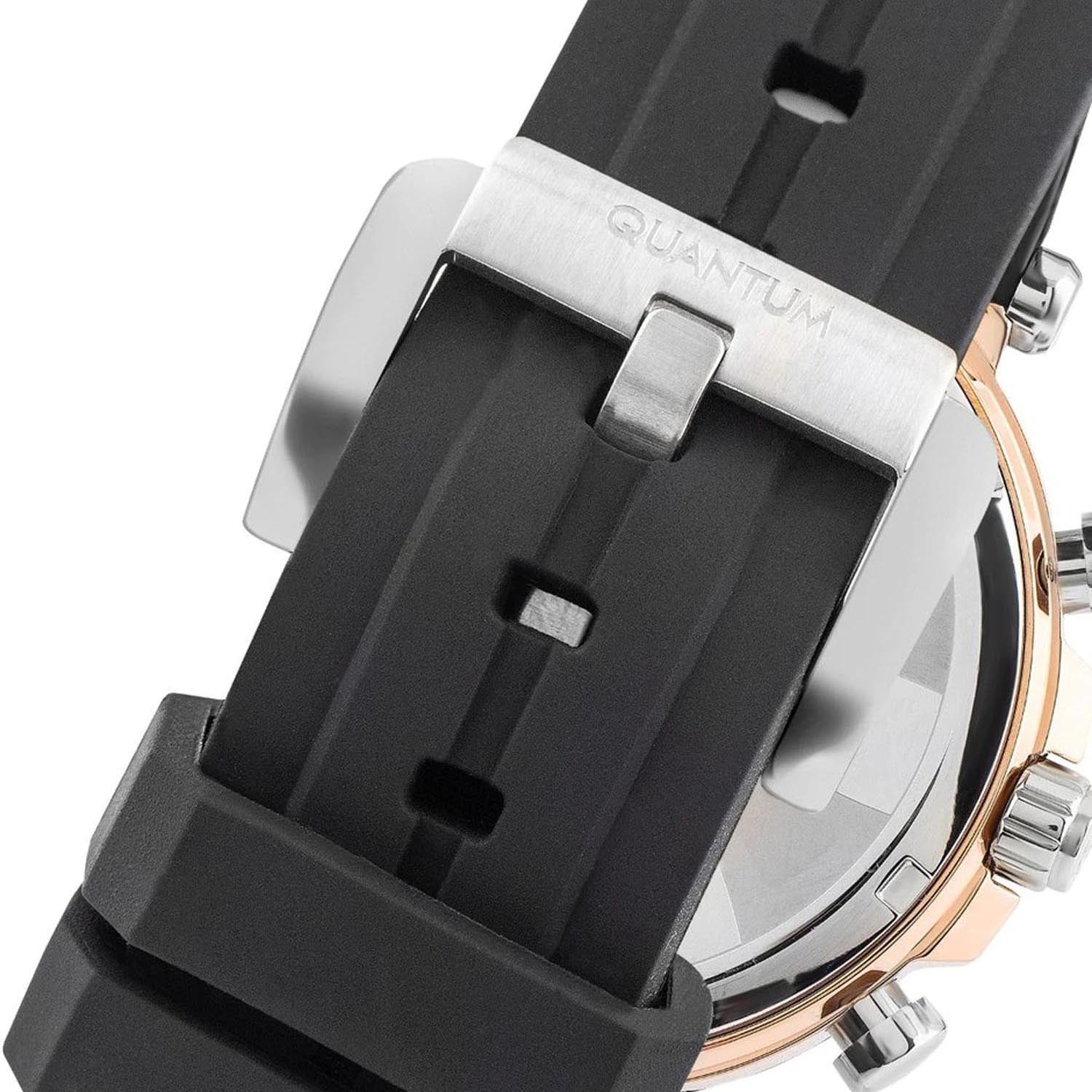 Quantum Powertech Multifunction Dual Time Men's Watch - PWG967.851_A
