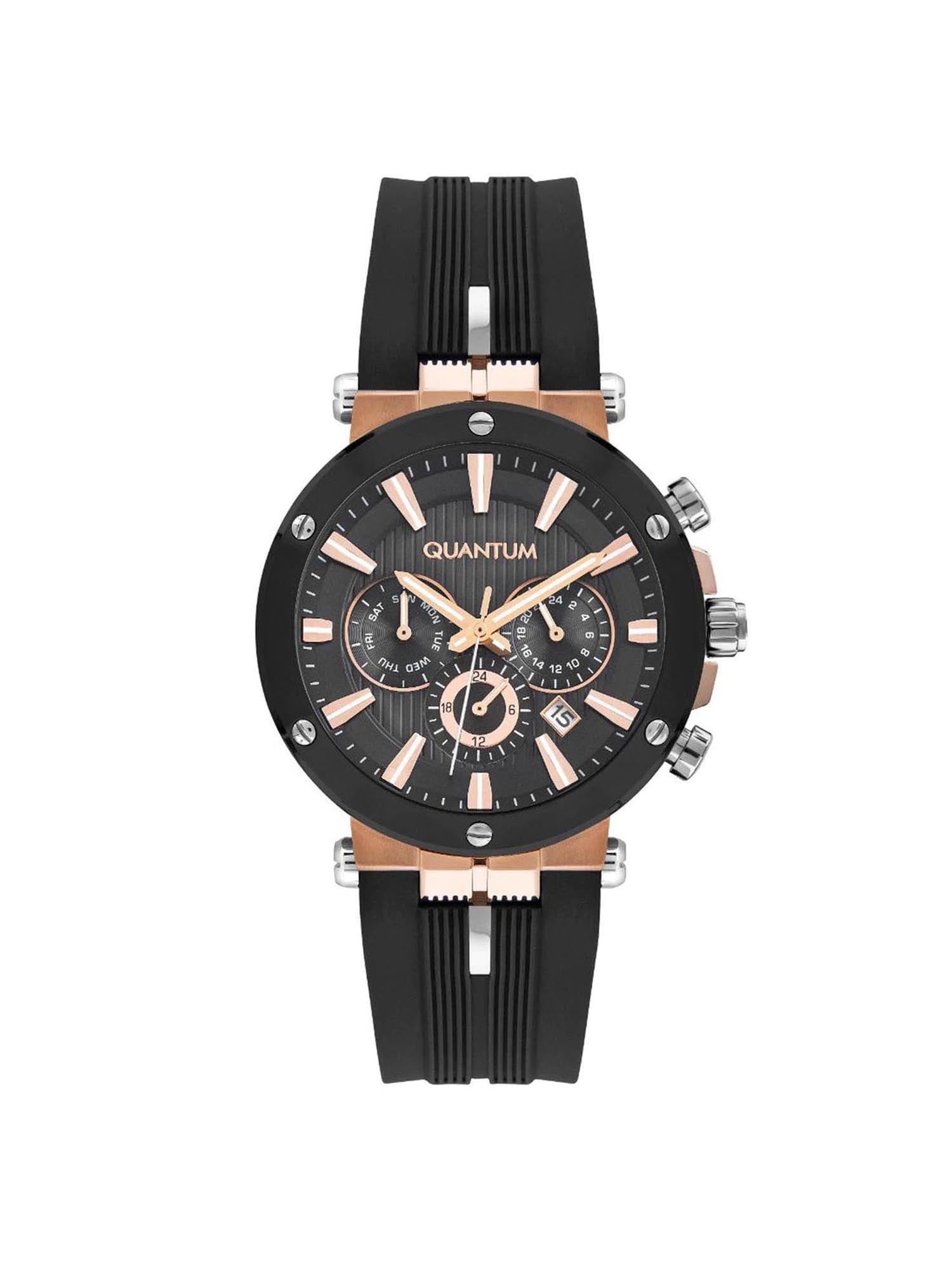 Quantum Powertech Multifunction Dual Time Men's Watch - PWG967.851_A
