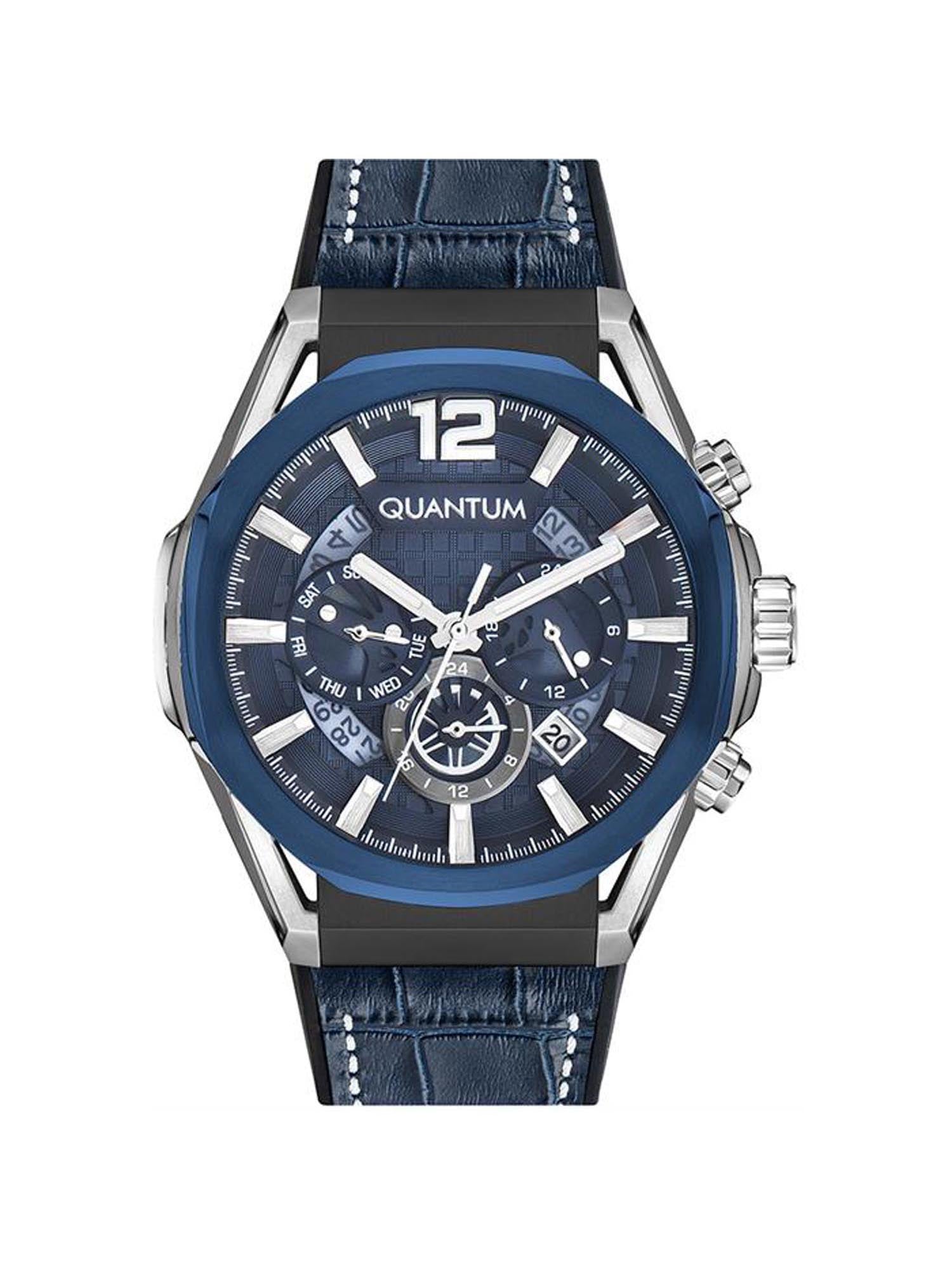 Quantum Powertech Multifunction Dual Time Men's Watch - PWG970.699_A