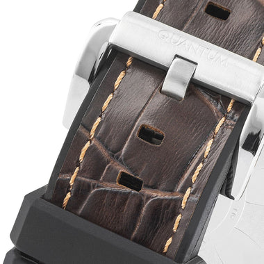 Quantum Powertech Multifunction Dual Time Men's Watch - PWG970.852_A