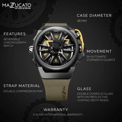 Mazzucato RIM Sport Chronograph Men's Watch - RIM04-GN136