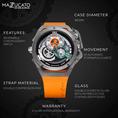 Mazzucato RIM Sport Chronograph Men's Watch - RIM05-OR5555