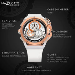 Mazzucato RIM Sport Chronograph Men's Watch - RIM11-WHCG5