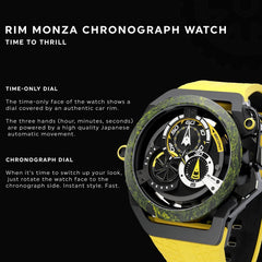 Mazzucato RIM Monza Chronograph Men's Watch - F1-GYBLK
