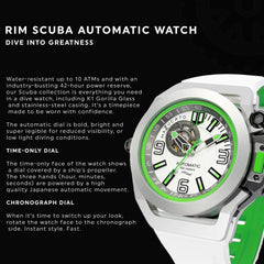 Mazzucato RIM Scuba Automatic Men's Watch - SUB02-BKCG9