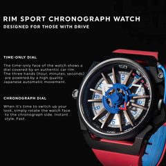 Mazzucato RIM Sport Chronograph Men's Watch - RIM01-BK186