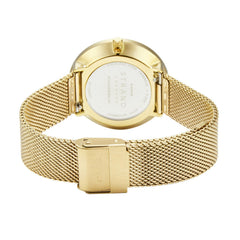 Strand By Obaku Blossom Gold Quartz Women's Watch - S700LHGWMG-DF