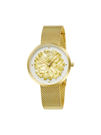 Strand By Obaku Blossom Gold Quartz Women's Watch - S700LHGWMG-DF