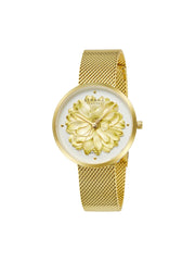 Strand By Obaku Blossom Gold Quartz Women's Watch - S700LHGWMG-DF