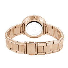 Strand By Obaku Oyster Fuscia Quartz Women's Watch - S700LHVISV-DOT