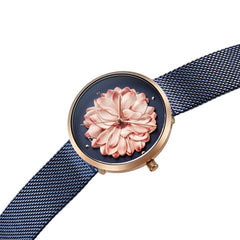 Strand By Obaku Blossom Ocean Quartz Women's Watch - S700LHVLML-DF