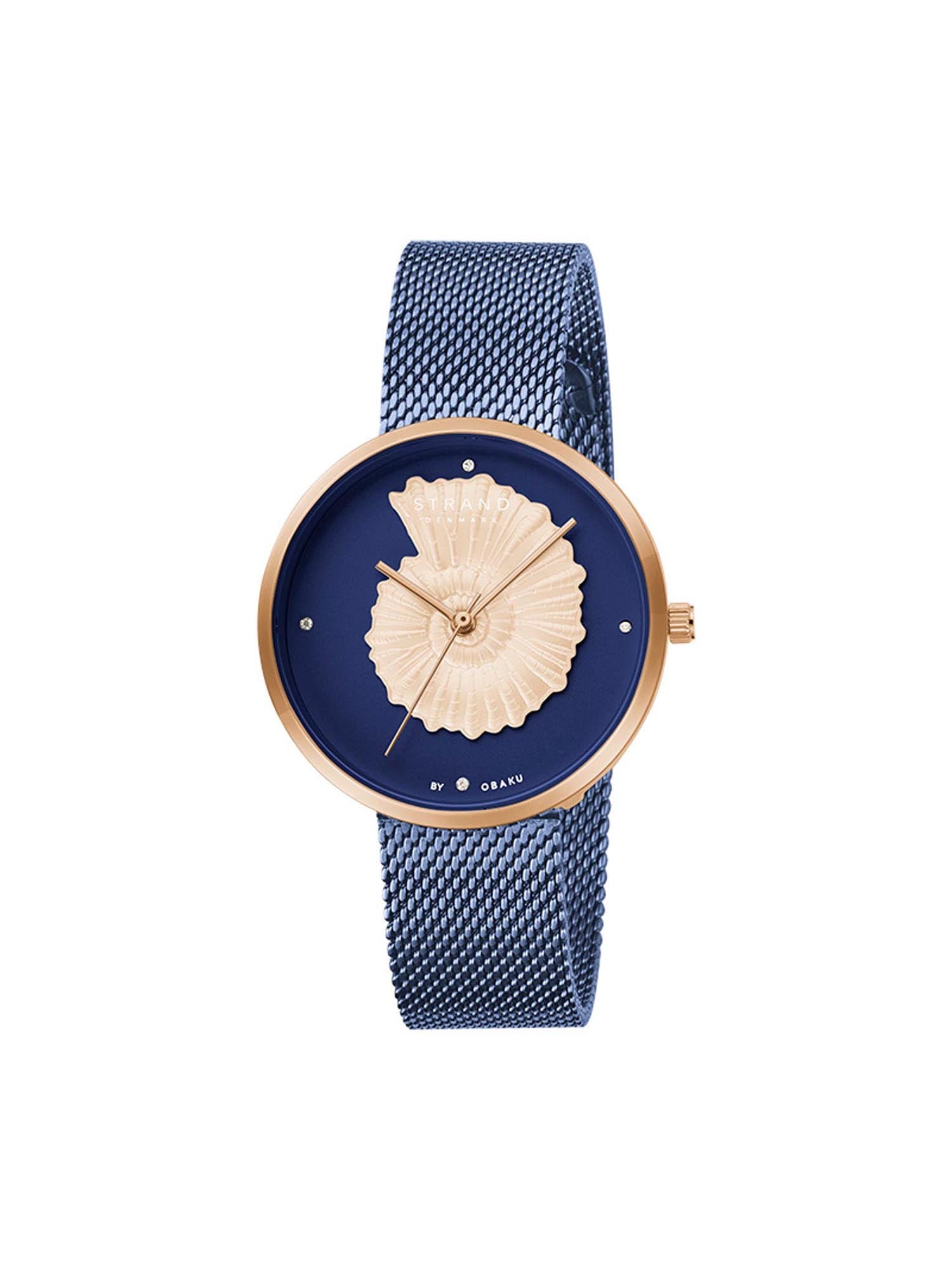 Strand By Obaku Seashell Ocean Quartz Women's Watch - S700LHVLML-DSS