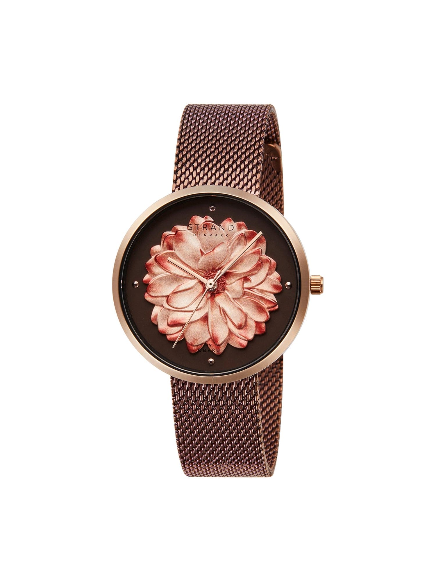 Strand By Obaku Blossom Walnut Quartz Women's Watch - S700LHVNMN-DF
