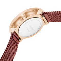 Strand By Obaku Sparkling Butterfly Quartz Women's Watch - S700LHVVMD-DBD