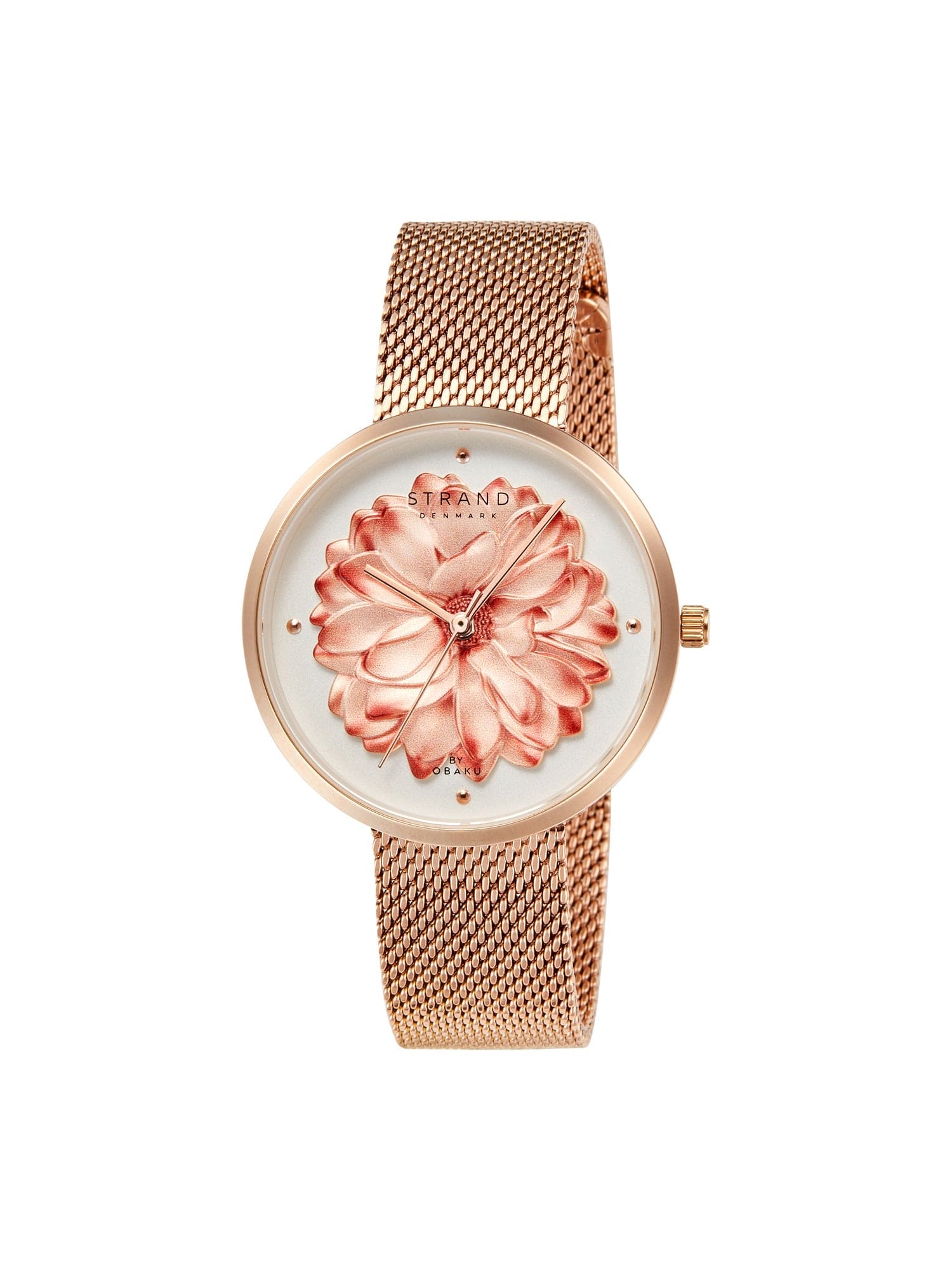 Strand By Obaku Blossom Rose Quartz Women's Watch - S700LHVWMV-DF