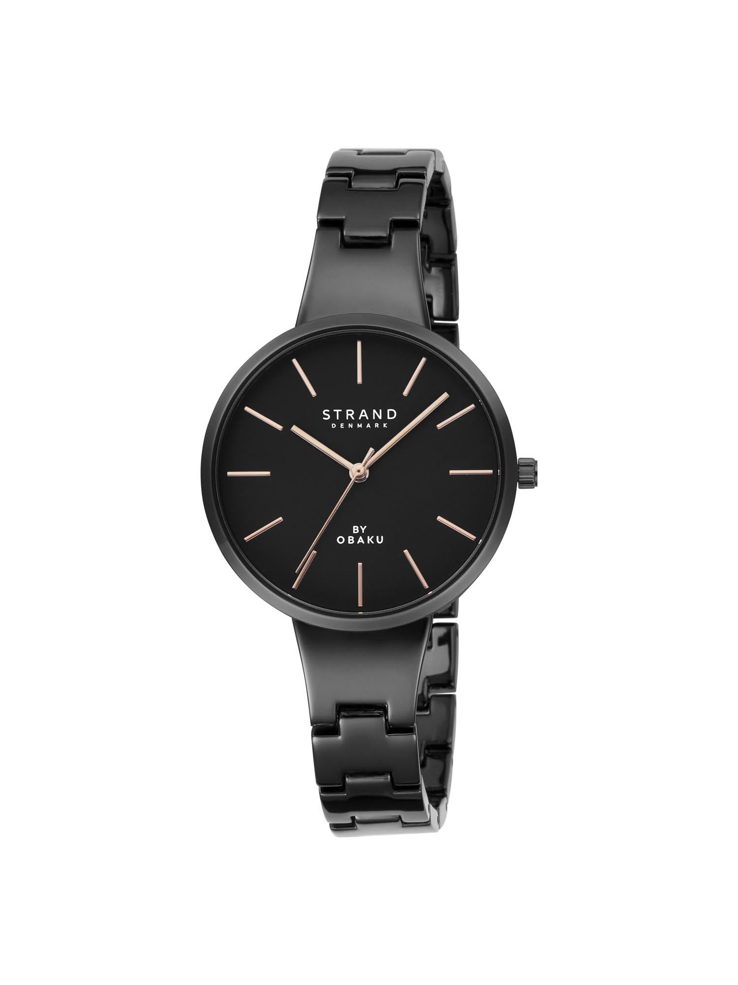 Strand By Obaku Sunset Dark Quartz Women's Watch - S700LXBBSB