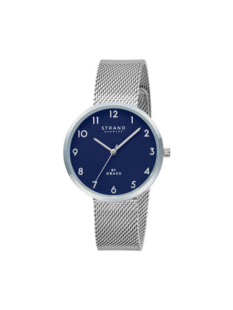 Strand By Obaku Aurora Cyan Quartz Women's Watch - S700LXCLMC-DA