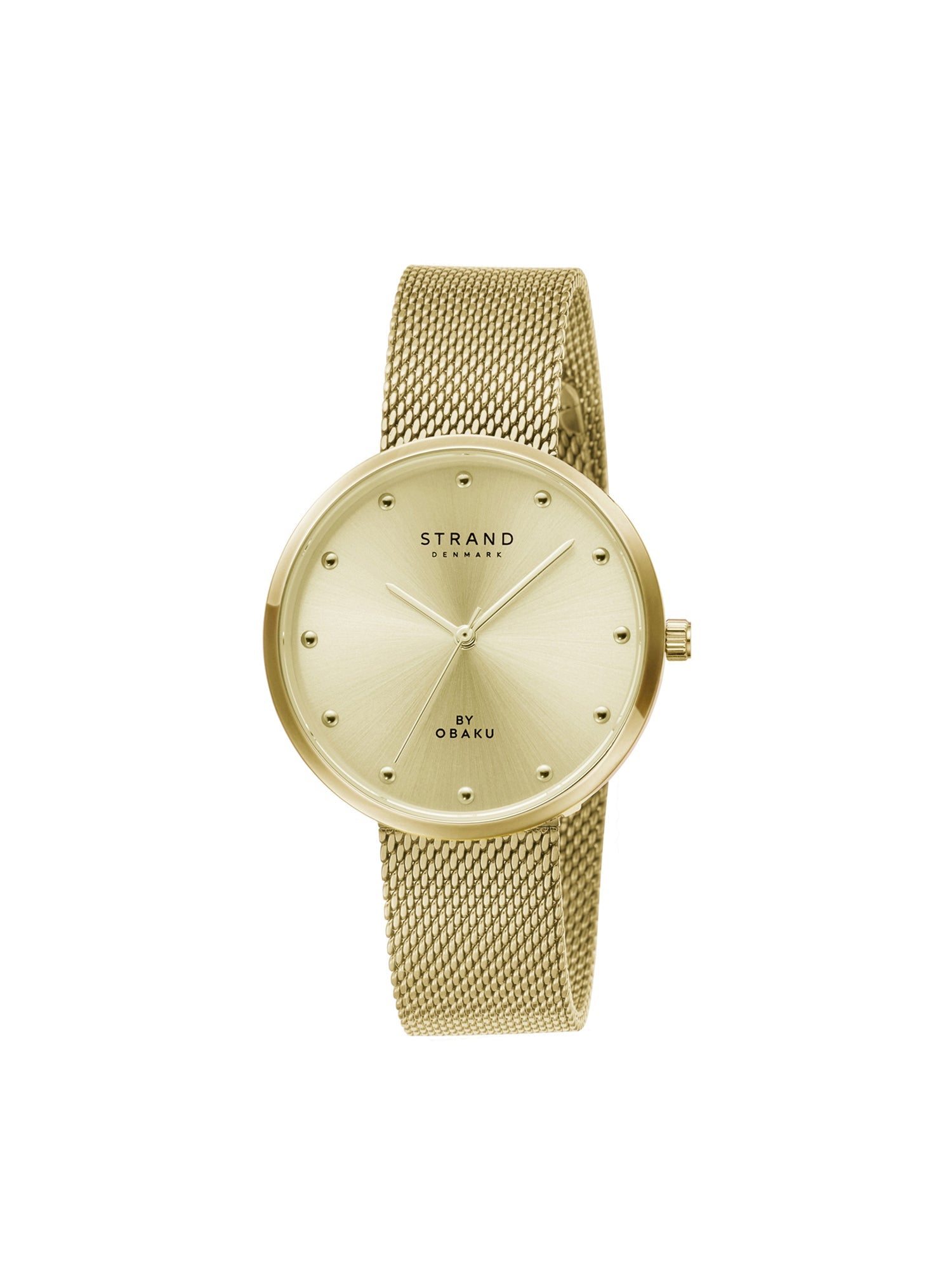 Strand By Obaku Calista Gold Quartz Women's Watch - S700LXGGMG-DC