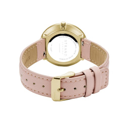 Strand By Obaku Wave Flamingo Quartz MOP Women's Watch - S700LXGPRP-DW