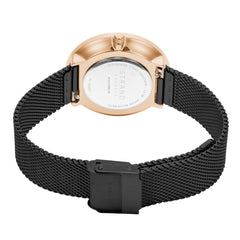Strand By Obaku Glitter Butterfly Quartz Women's Watch - S700LXVBMB-DB