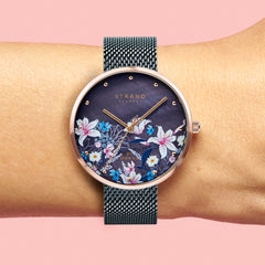Strand By Obaku Flowerpower Quartz MOP Women's Watch - S700LXVBMB-DF