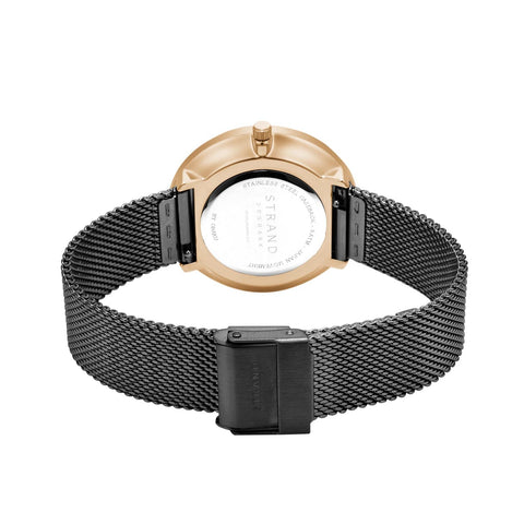 Strand By Obaku Sunflower Night Quartz Women's Watch - S700LXVBMB-DS