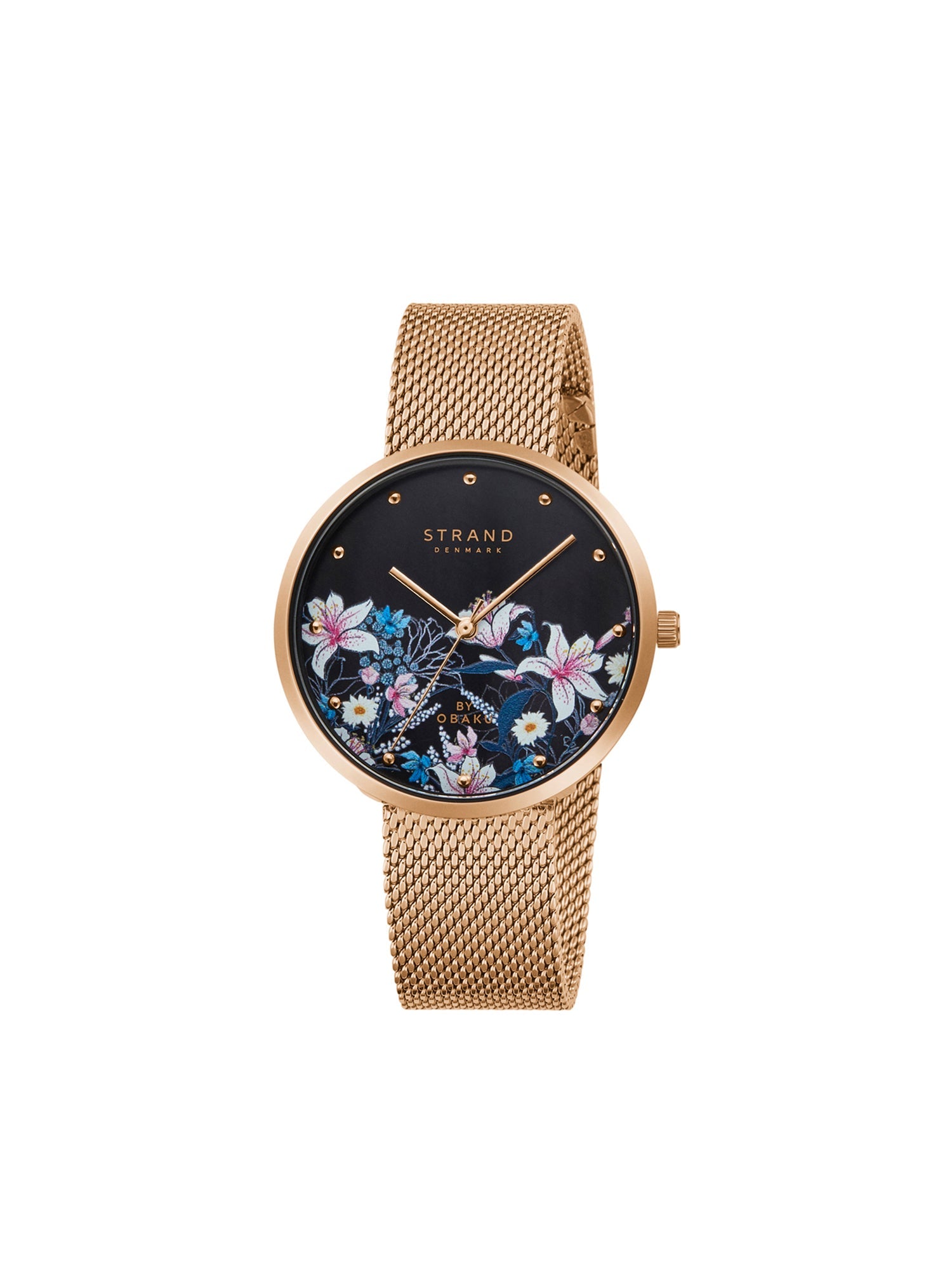 Strand By Obaku Flower Gerbera Quartz MOP Women's Watch - S700LXVBMV-DF