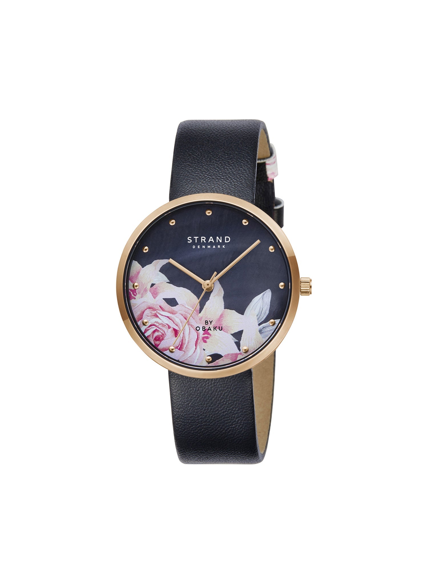 Strand By Obaku Kendall Nigth Quartz MOP Women's Watch - S700LXVBRB-DK