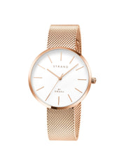 Strand By Obaku Sunset Rose Quartz Women's Watch - S700LXVIMV