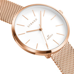 Strand By Obaku Sunset Rose Quartz Women's Watch - S700LXVIMV