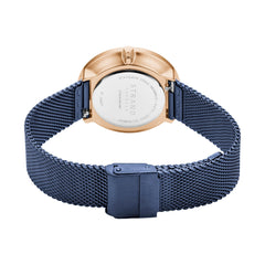 Strand By Obaku Printed Butterfly Quartz MOP Women's Watch - S700LXVLML-DBP