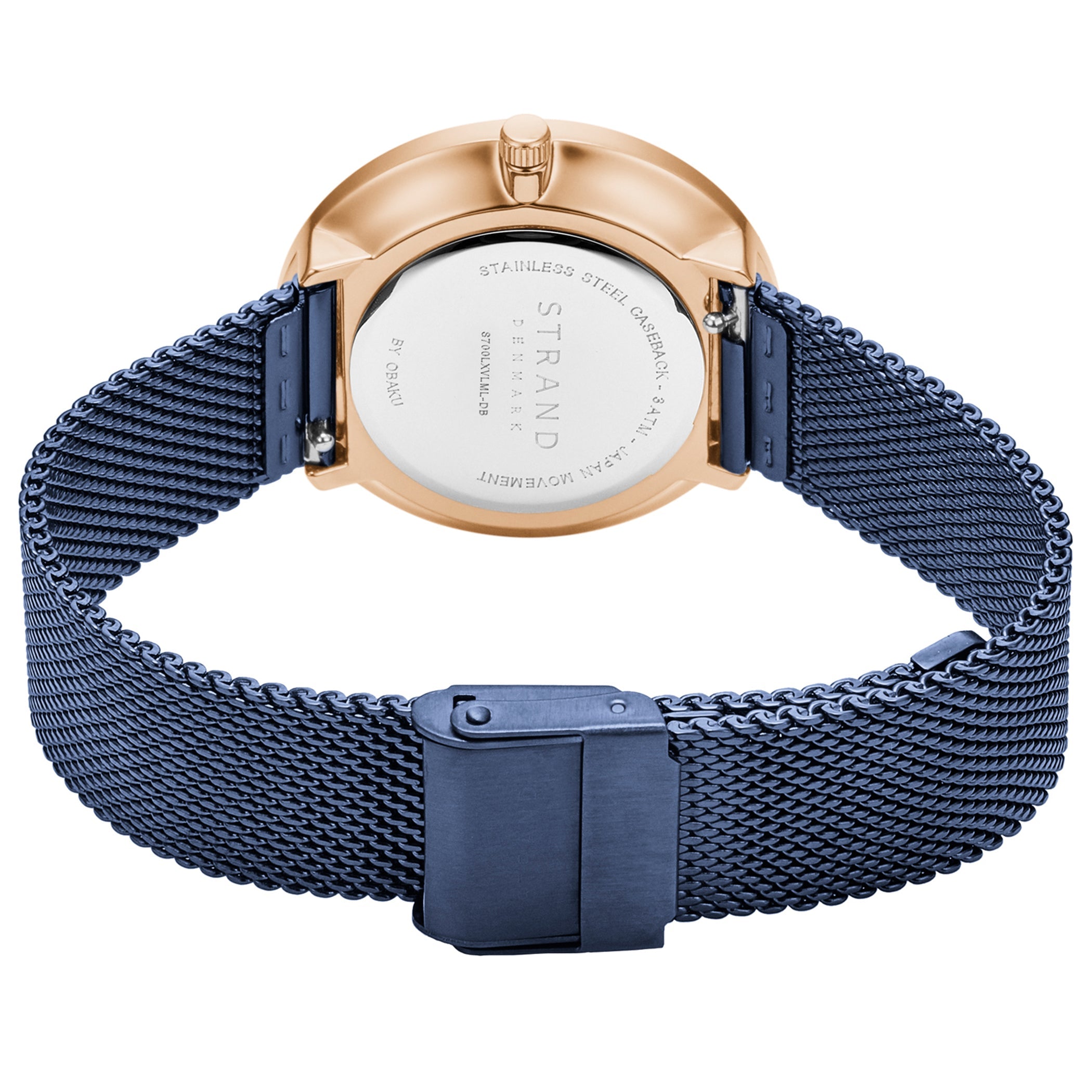 Strand By Obaku Glitter Butterfly Quartz Women's Watch - S700LXVLML-DB