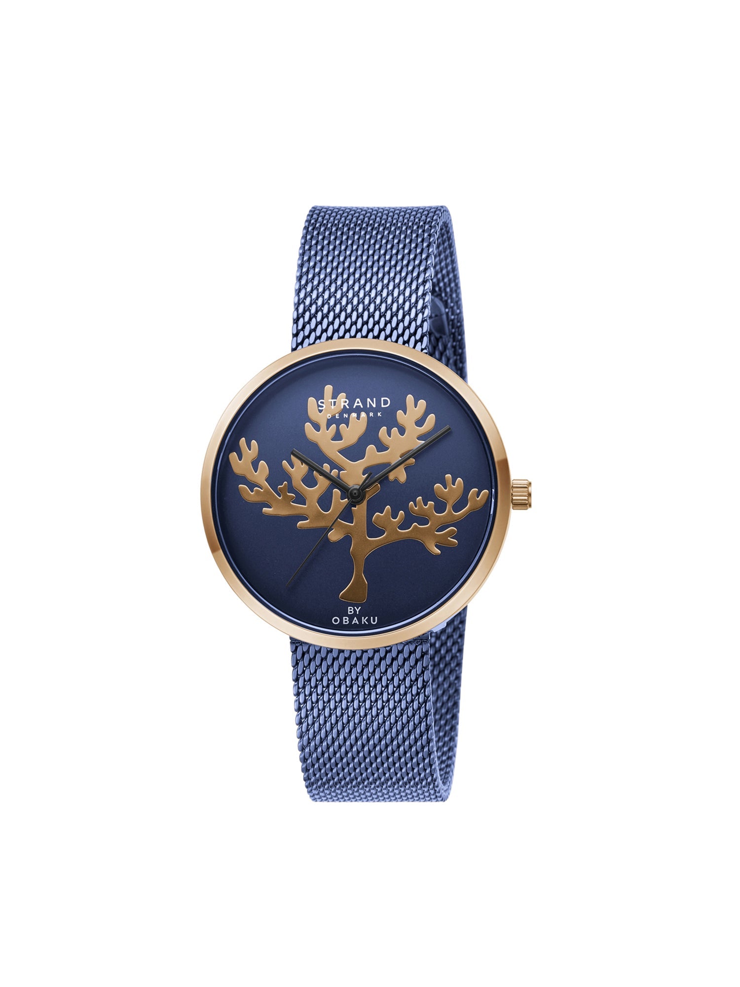 Strand By Obaku Coral Ocean Quartz Women's Watch - S700LXVLML-DCR