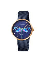 Strand By Obaku Dragonfly Quartz MOP Women's Watch - S700LXVLML-DD