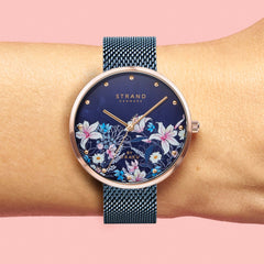 Strand By Obaku Flowerpower Quartz MOP Women's Watch - S700LXVLML-DF