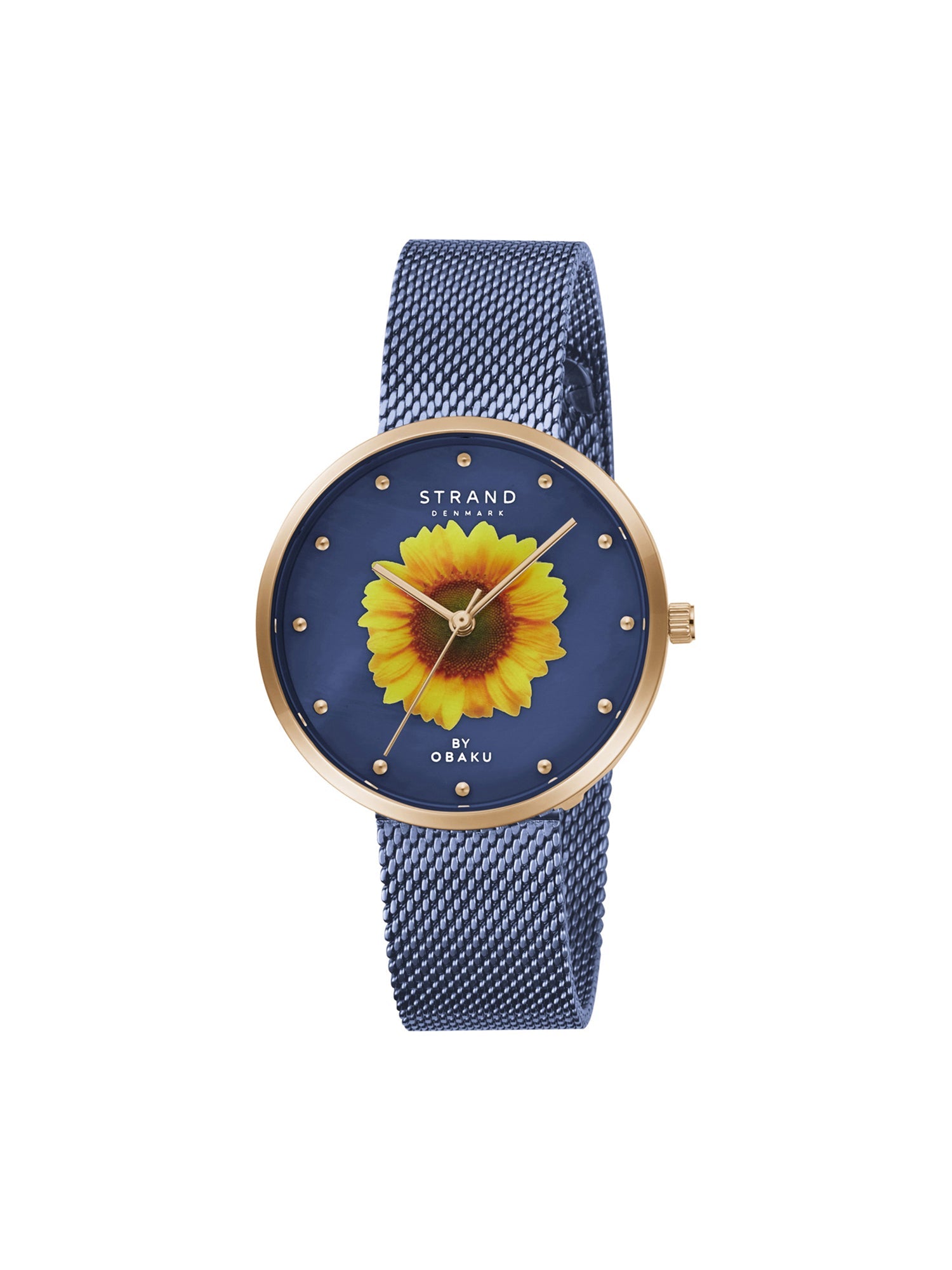Strand By Obaku Sunflower Ocean Quartz Women's Watch - S700LXVLML-DS