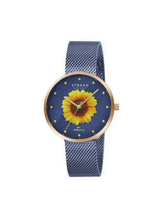 Strand By Obaku Sunflower Ocean Quartz Women's Watch - S700LXVLML-DS